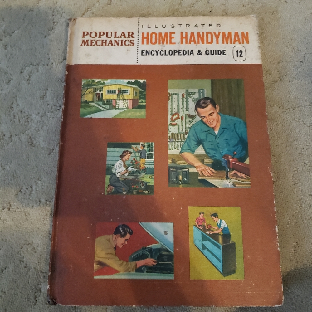 Vintage 1961 Popular Mechanics Home Handyman Book